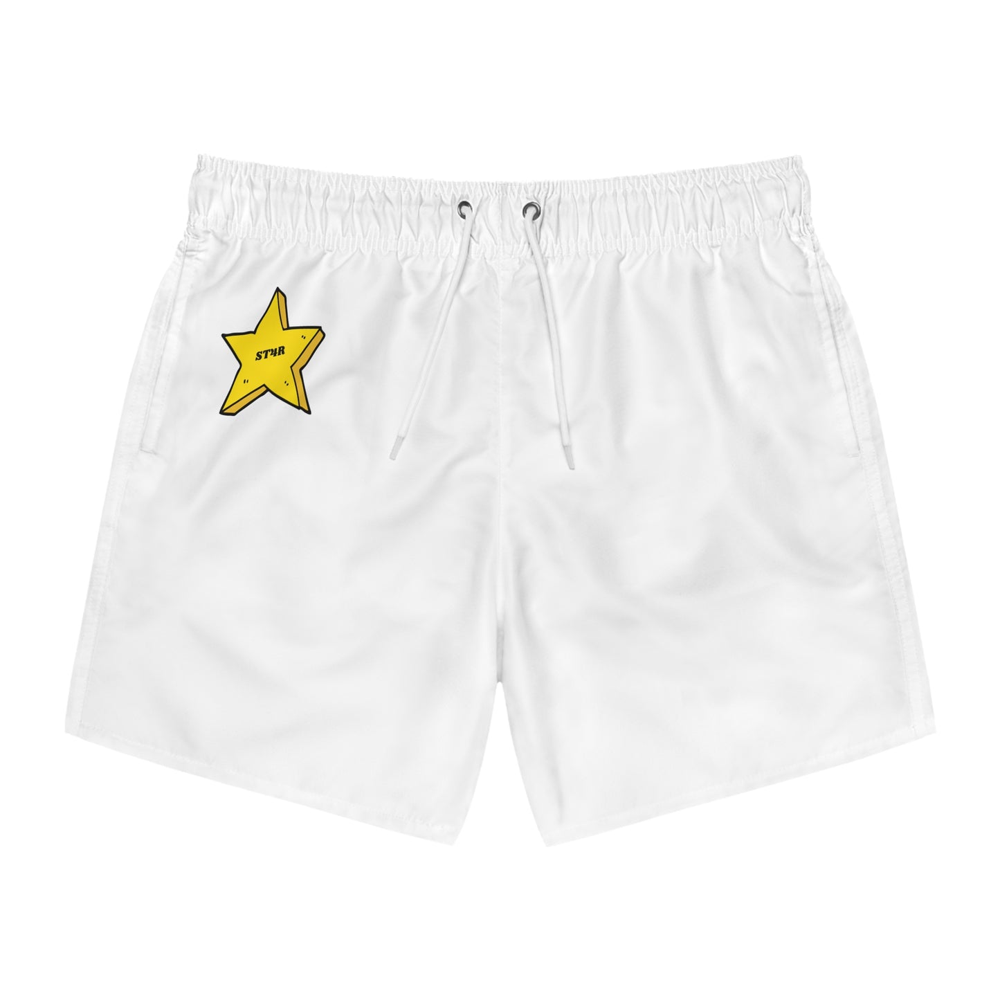 ST4R White Swim shorts