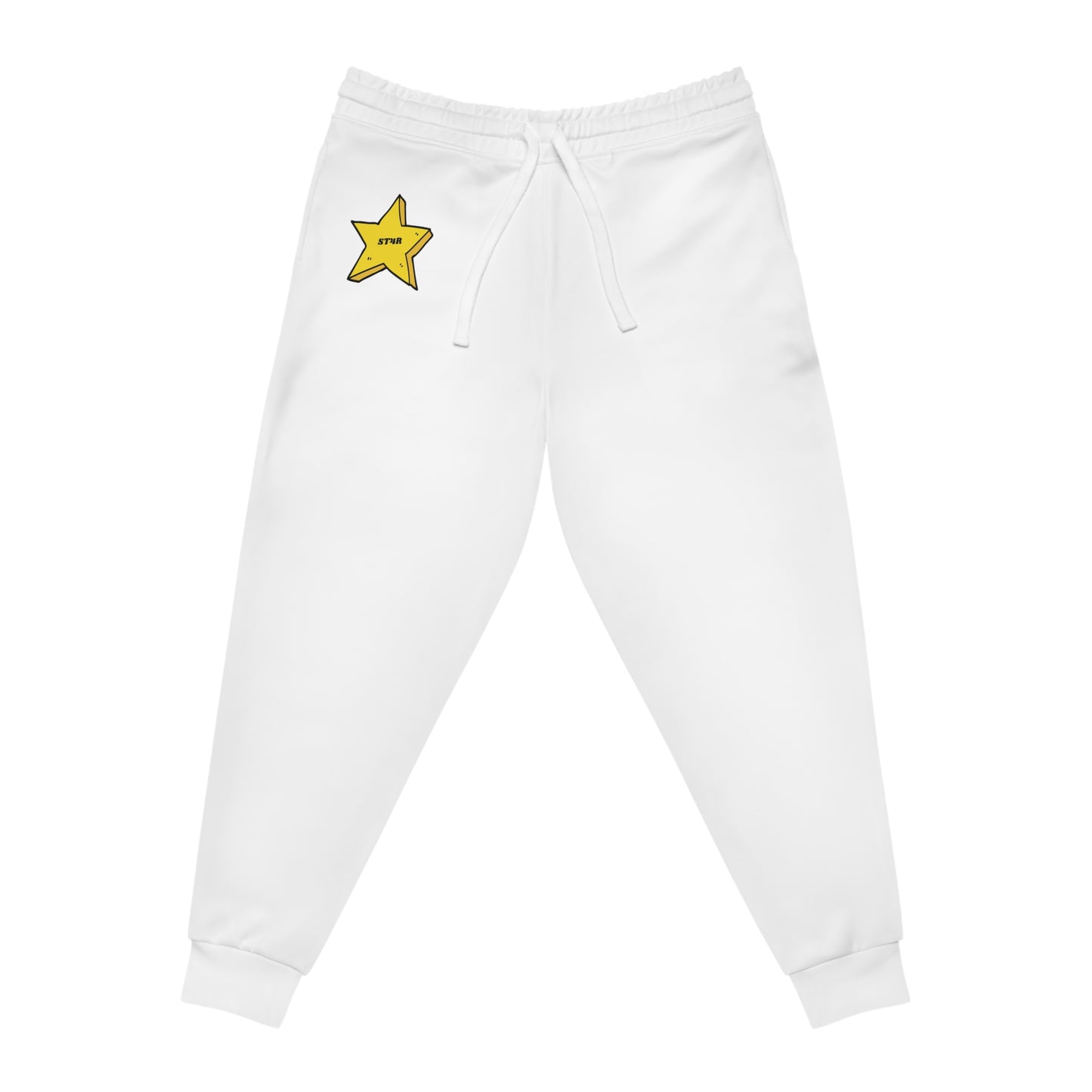 ST4R white sweatpants