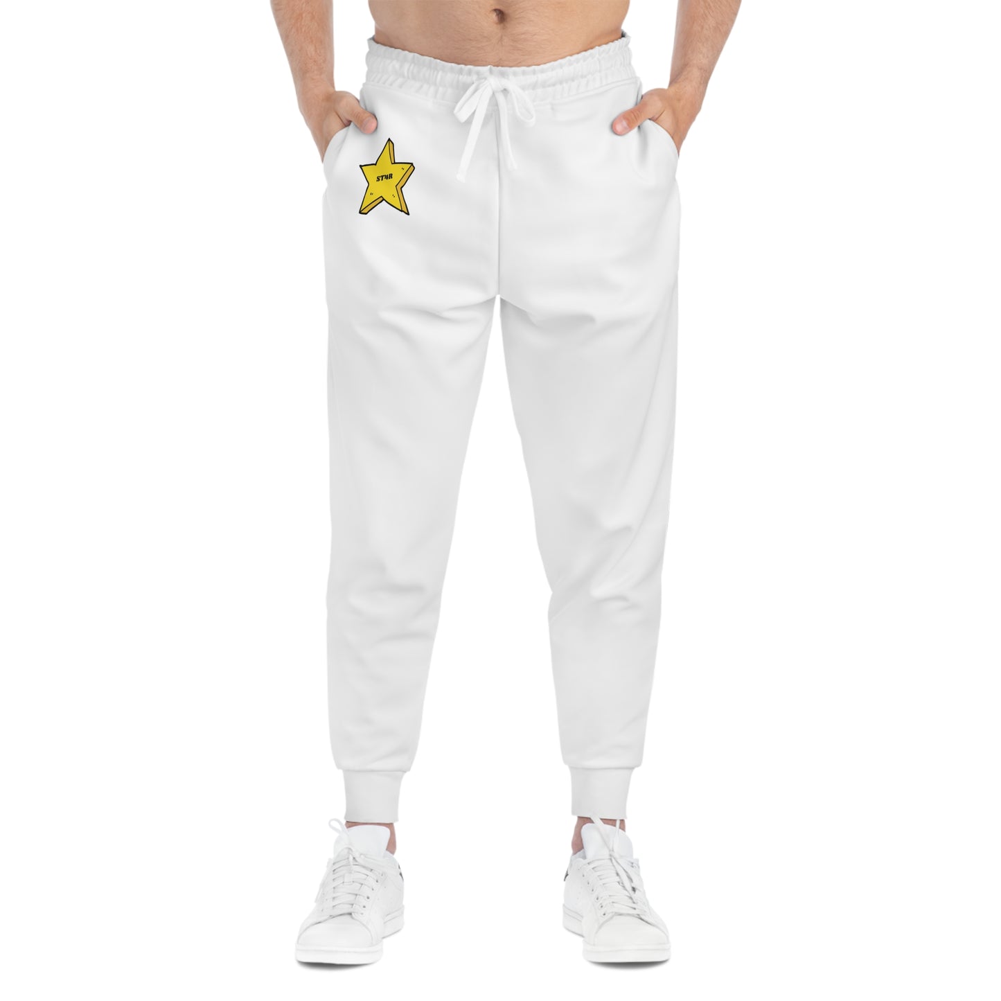 ST4R white sweatpants